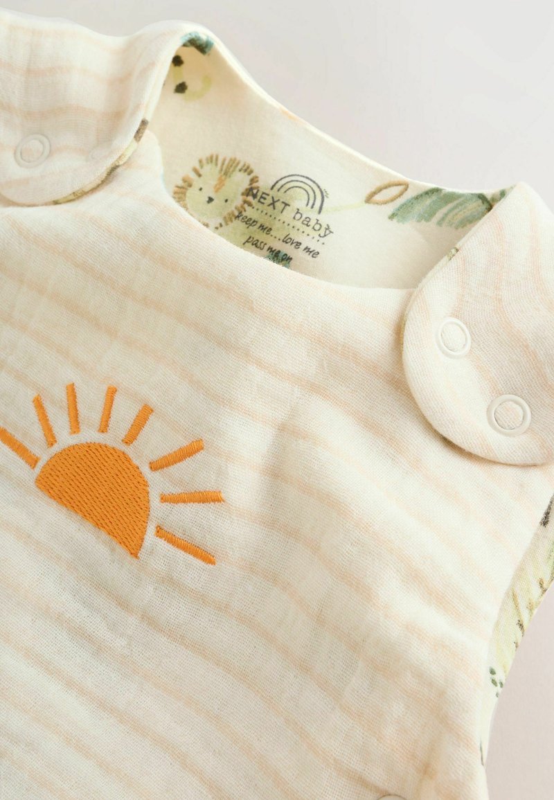 Next REGULAR FIT - 1 TOG SLEEVELESS BABY SLEEP BAG UNISEX - Nachtwsche  Schlafsack - neutral jungle/beige-meliert - Zalando