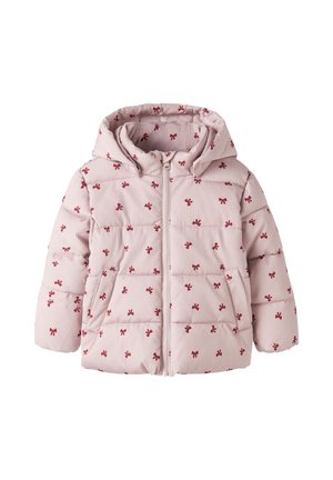 Name it, NMFMONDAY PUFFER JACKET - Зимно яке - violet ice aop:bows