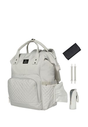 DIAPERBAG BACKPACK MIMMTI | BABY BAG | NURSING BAG - Luiertas - light grey