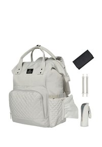 Mimmti DIAPERBAG BACKPACK MIMMTI | BABY BAG | NURSING BAG - Borsa fasciatoio - light grey