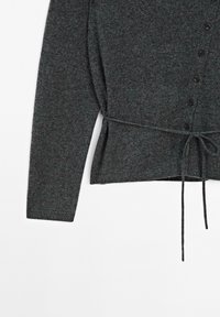 ROLL NECK - Cardigan - dark grey