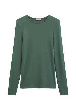 Marc O'Polo, T-SHIRT, LONGSLEEVE, ROUND NECK, RIB - Longsleeve - quiet pine