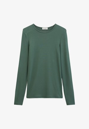 Marc O'Polo, T-SHIRT, LONGSLEEVE, ROUND NECK, RIB - Longsleeve - quiet pine