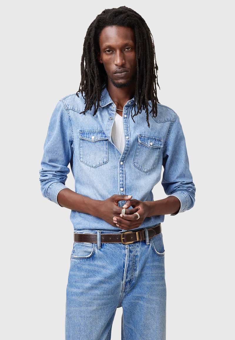 AllSaints MACGOWAN - Chemise - light indigo blue