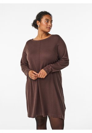 Zizzi Neulemekko - seal brown