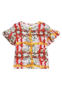 Molo RAYAH - Triko s potiskem - mottled light grey/red