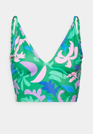 We Are We Wear Toni Longline - Bikinio viršutinė dalis - Cut Out Palm Print