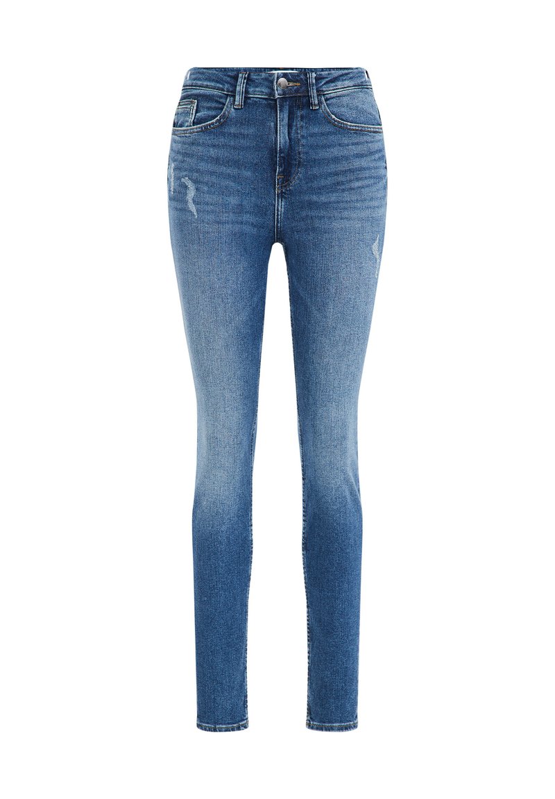 WE Fashion Slim fit jeans blauw denim/bluedenim WE Fashion Slim fit jeans blauw denim/bluedenim