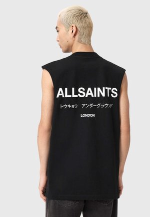 AllSaints UNDERGROUND CREW - Tops - black