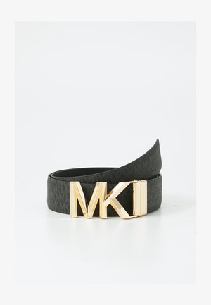 MICHAEL Michael Kors REVERSIBLE - Belt - black/gold-coloured