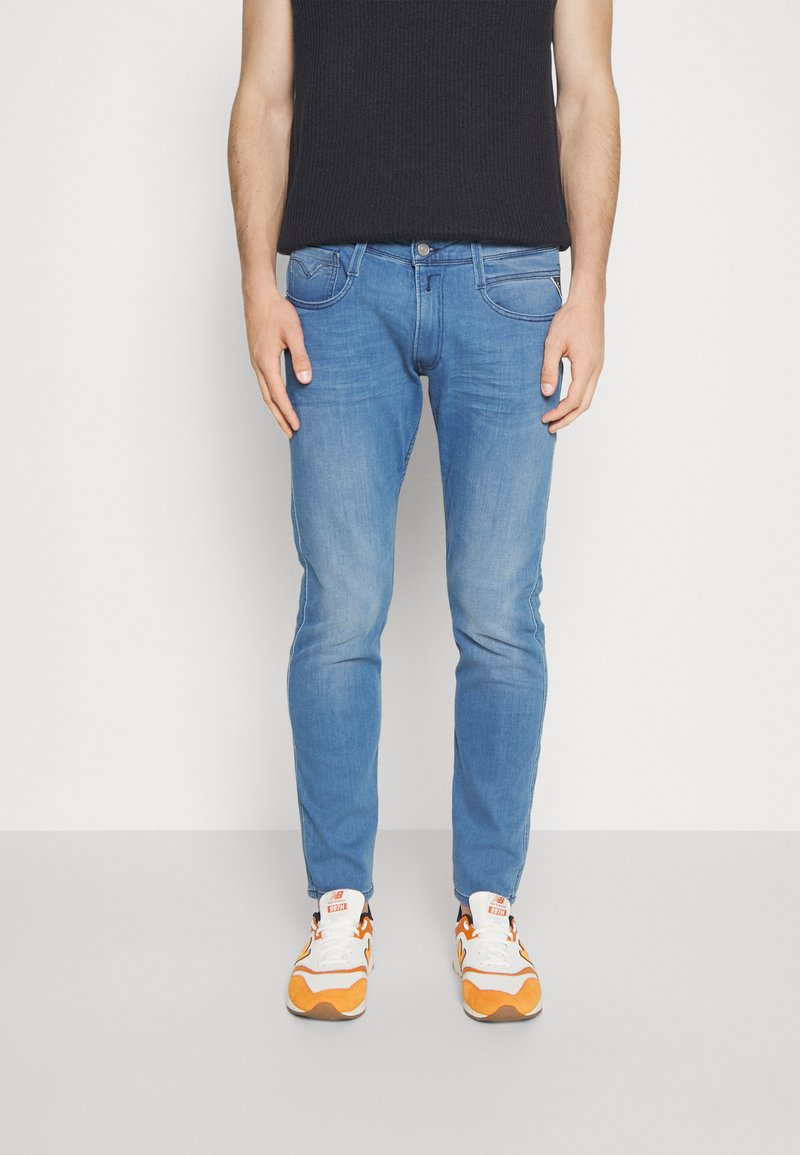 Jean Femme Replay Skinny – Taille W28, 98% Coton, Bleu – Neuf Avec étiquettes