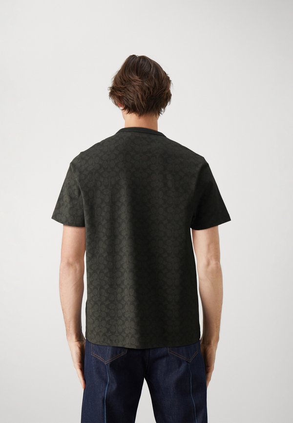 NEW ESSENTIAL - Print T-shirt - charcoal3