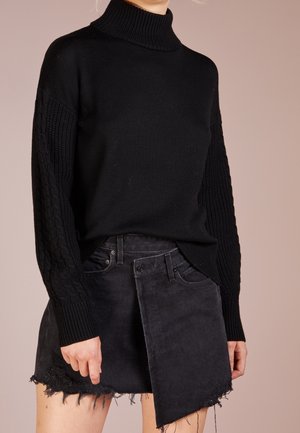 Strickpullover - black