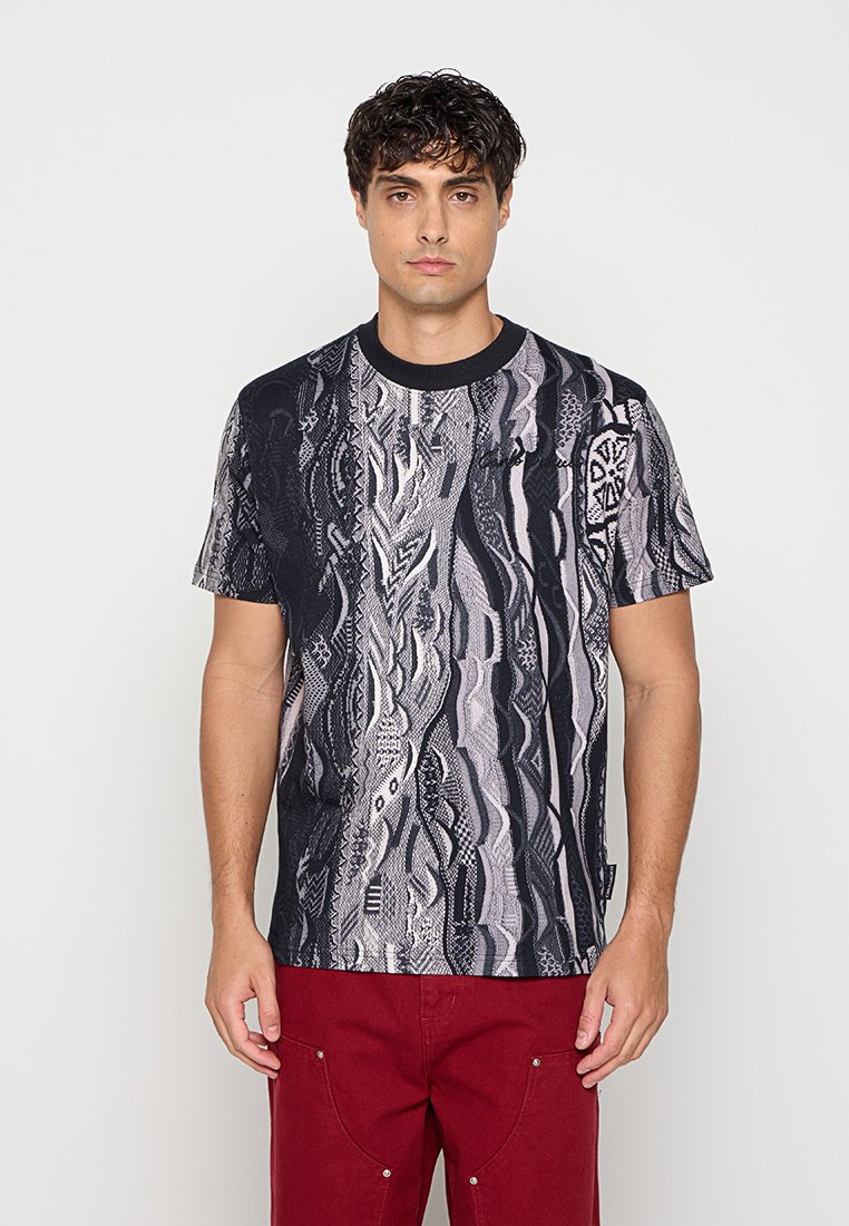 carlo colucci T-shirt print zwart
