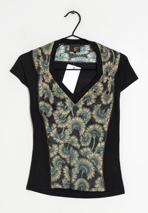 T-shirt con stampa - black