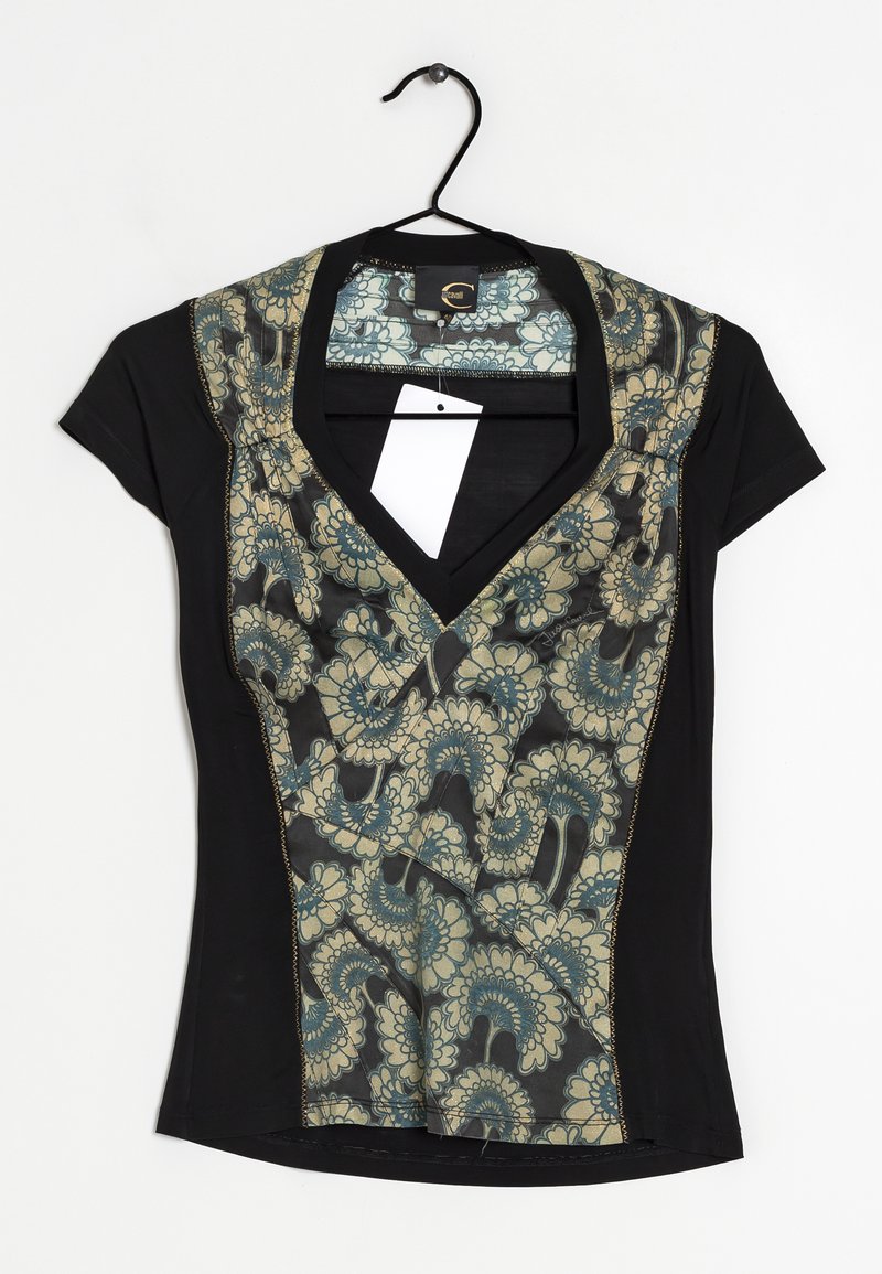 Just Cavalli Camiseta estampada - black