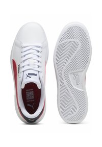 Puma SMASH 3 0 L JR UNISEX - Sportcipő - white club redclub navy