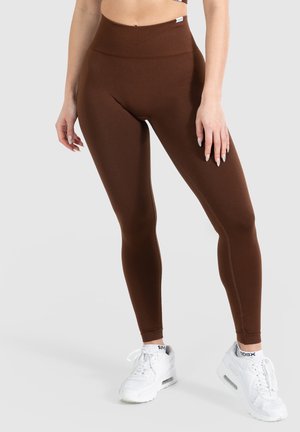 Smilodox AMAZE PRO HIGH WAIST SEAMLESS - Leggings - braun