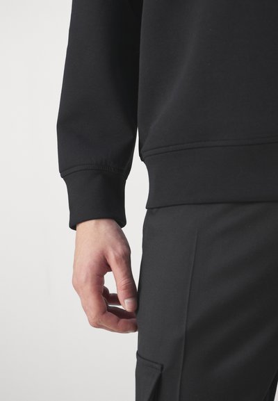 Emporio Armani FELPA - Felpa con cappuccio - eagle black