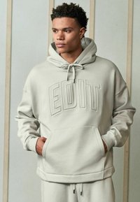 Next EDIT HEAVYWEIGHT - Felpa con cappuccio - stone neutral graphic