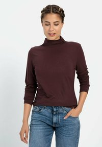 camel active MIT ROLLKRAGEN - Longsleeve - plum