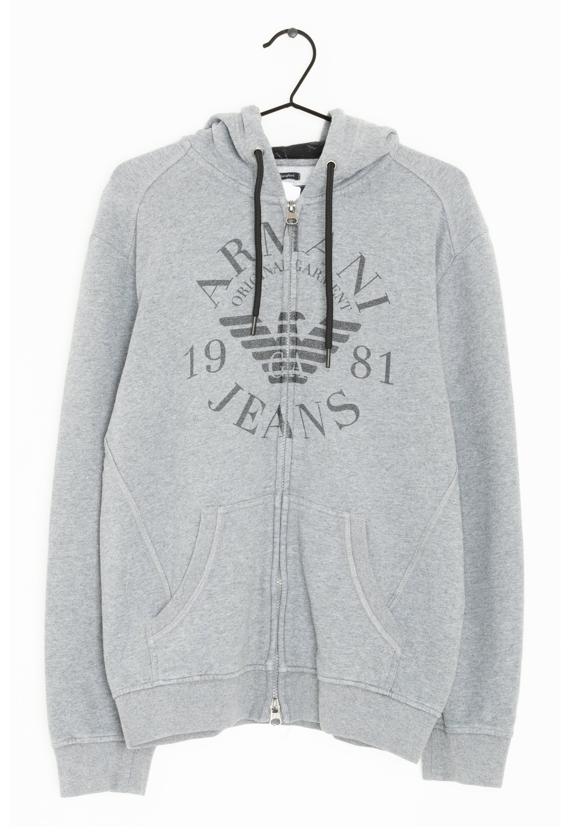 Armani Jeans Zip-up sweatshirt - grey - (Pre-owned) - Zalando