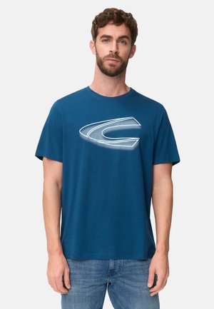 camel active T-shirt print - lyons blue