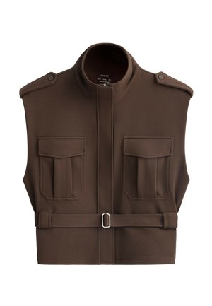 OYSHO, Veste sans manches - mottled light brown