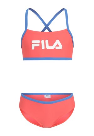 LOMELLO LOGO SET - Bikini - calypso coral