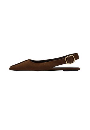 Mango, ADULT - Ballerines à brides arrière - dark brown