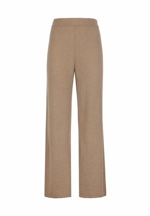 Falconeri ULTRASOFT PALAZZO - Stoffhose - natürlich -  wheat blend