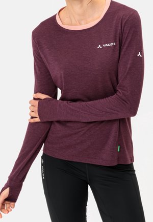 Camiseta de manga larga - bordeaux