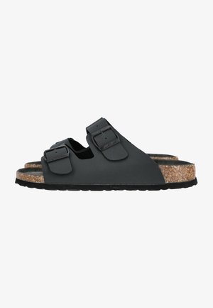 Pantolette flach - black