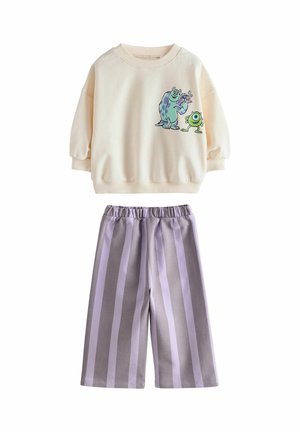MONSTERS INCAND BARREL LEG - Tracksuit - ecru white