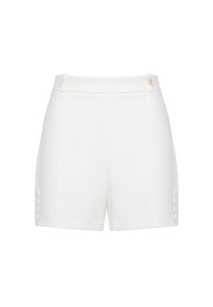 Elisabetta Franchi, SHORTS CON LOGO - Shorts - avorio