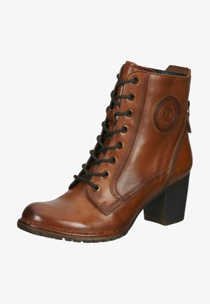Nauhalliset nilkkurit - cognac