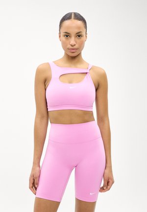 Nike Performance BRA CAPSULE - Kergelt toetav spordirinnahoidja - light magenta/white