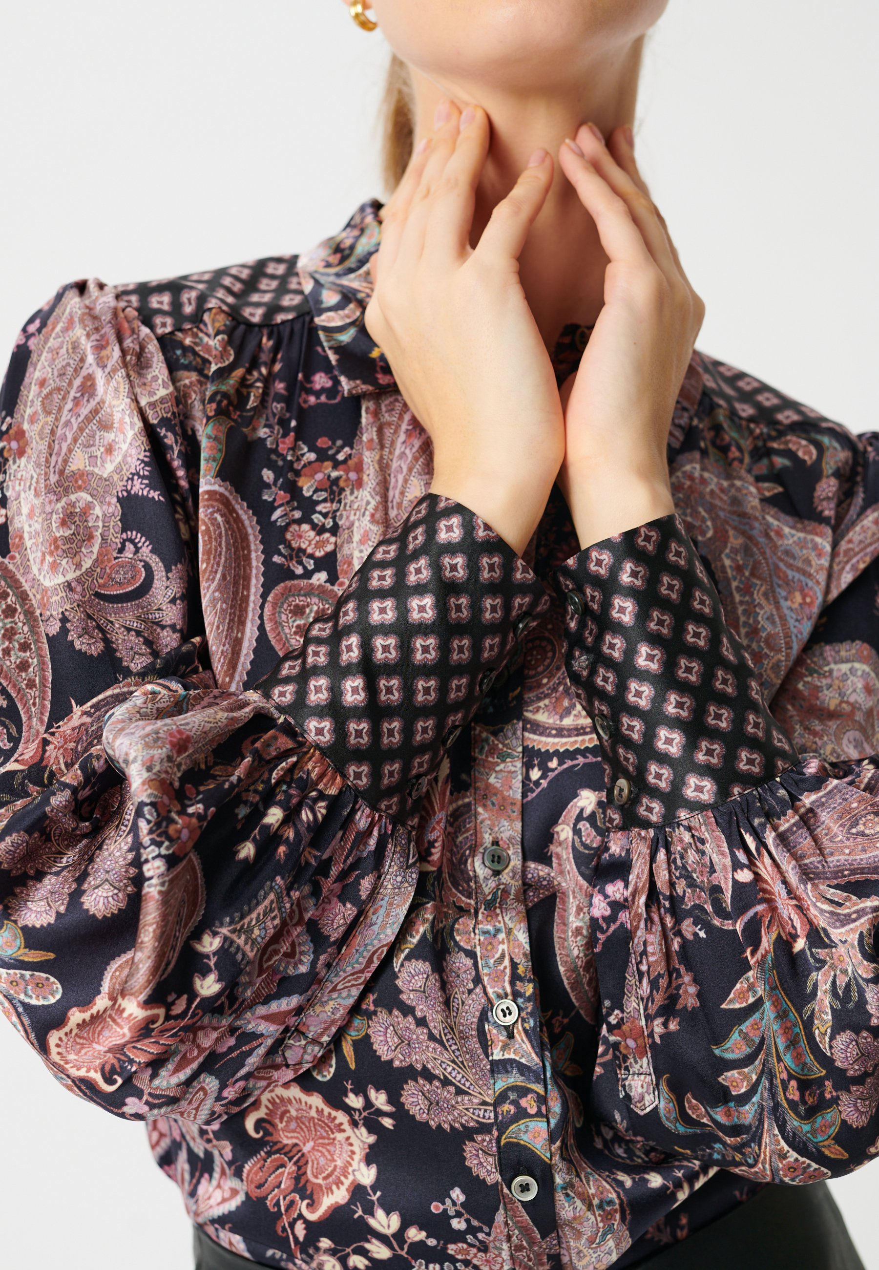 Dea Kudibal ASTA - Overhemdblouse - paisley space/zwart - Zalando.nl