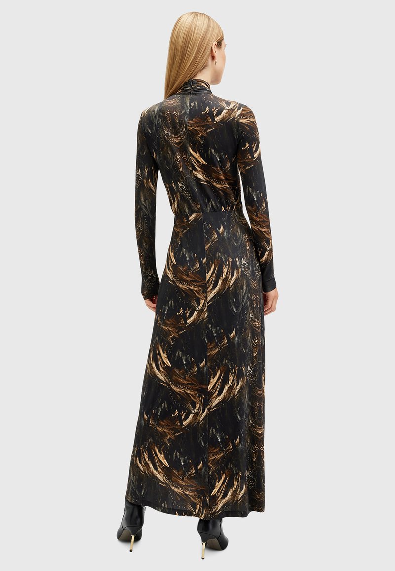 AllSaints MINA - Maxi dress - black/multi-coloured - Zalando.ie