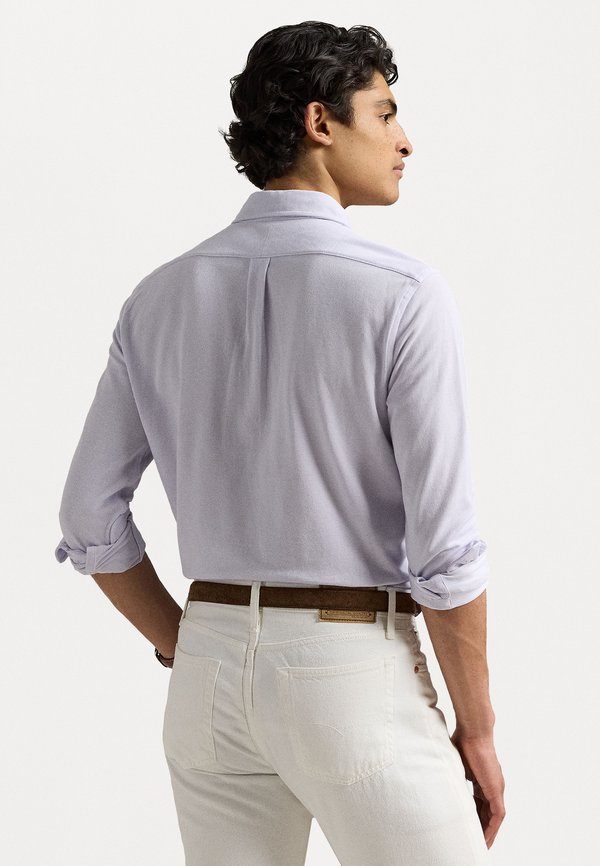 KNIT OXFORD SHIRT - Shirt - flower purple2