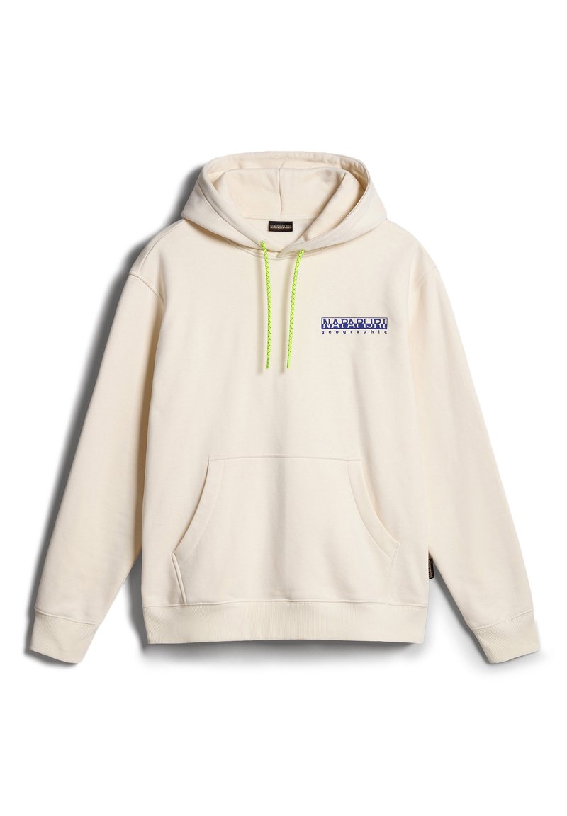 Napapijri B-NENY H - Jersey con capucha - white whisper