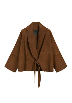 Massimo Dutti, - Kurtka skórzana