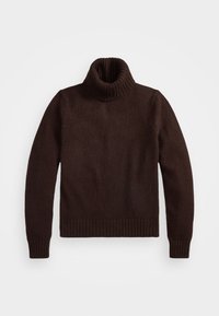 WOOL ROLLNECK JUMPER - Svetr - walnut brown