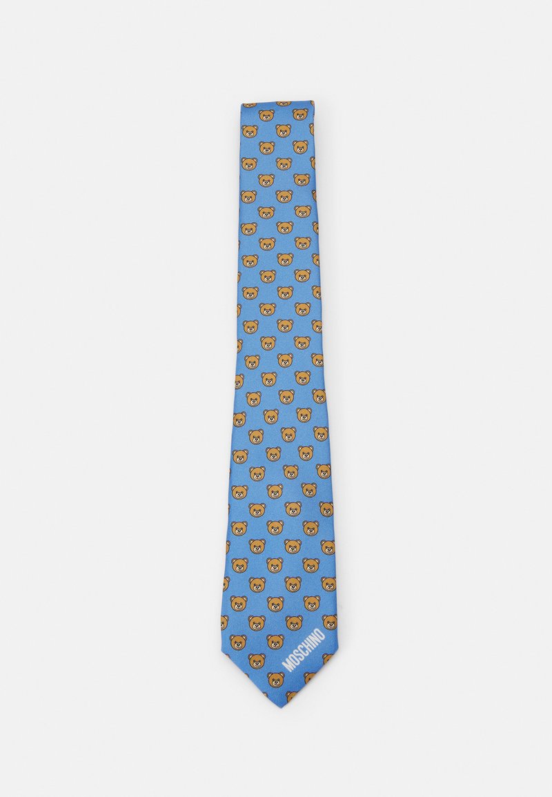 MOSCHINO - TIE UNISEX - Cravată - blue, Extindeți