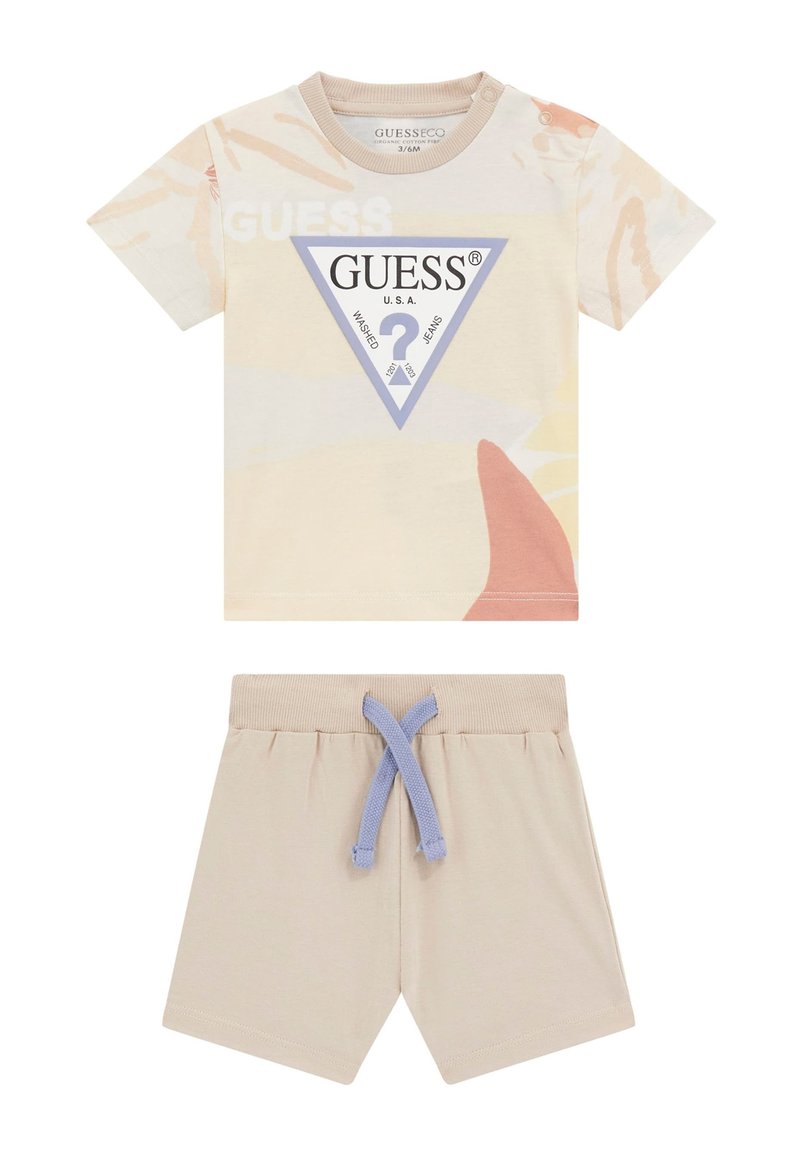 Guess SET - Shorts - beige multi