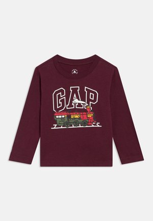 GAP BABYGAP LOGO T-SHIRT - Langærmet T-shirt - tuscan red