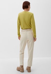 s.Oliver PRINT MIT 3/4 ÄRMELN - Langarmshirt - gelb