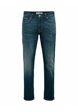 NORMAL GESCHNITTEN ONSWEF - Kitsenevad teksad - medium blue denim