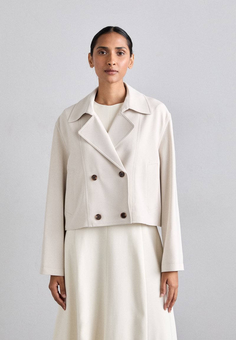 Theory - CROP TRENCH - Summer jacket - pumice, Enlarge