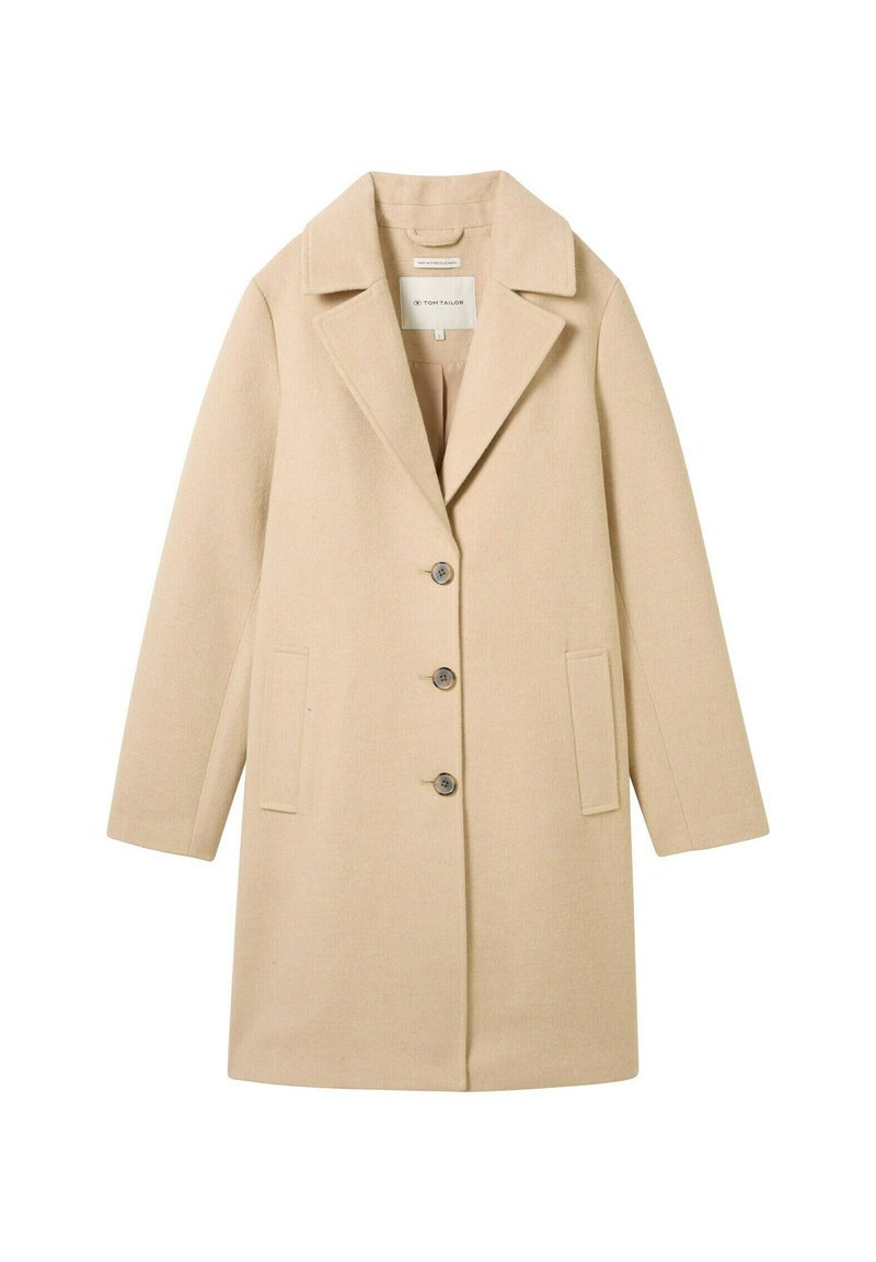 Tom Tailor Mantel zandkleur